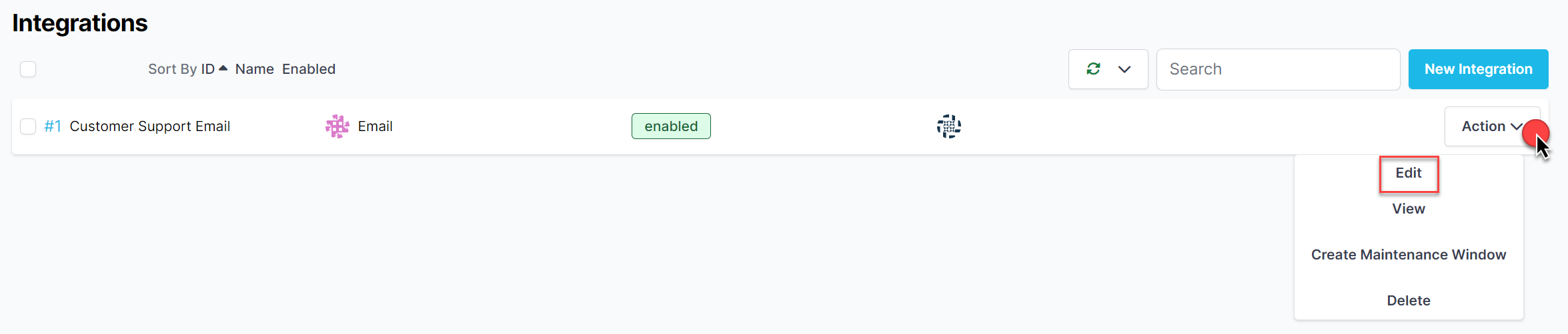 edit object button