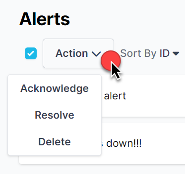 mass action options